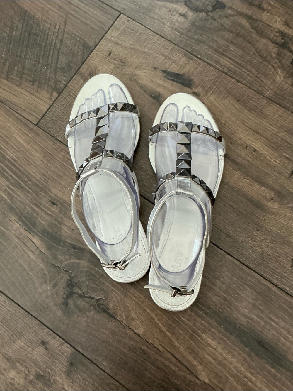 J. Crew Pyramid Stud Sandals